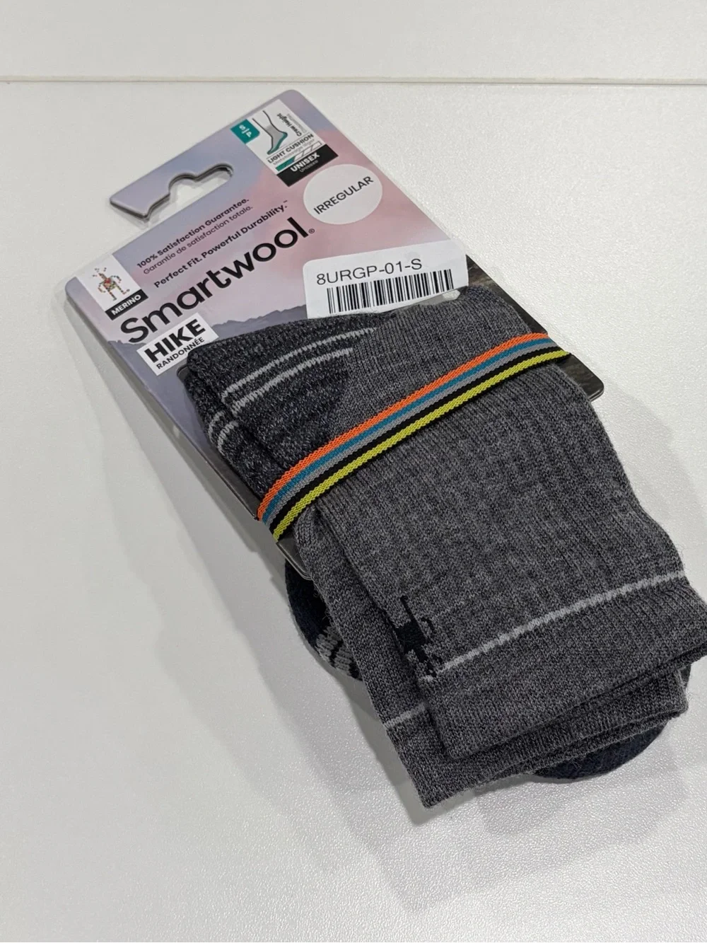 SmartWool Women's Small Light Cushion Hiking Socks Crew Gray NWT Wool Blend